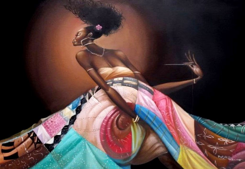 pinturas-con-figuras-de-mujeres-africanas