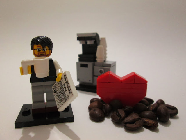 MOC LEGO gosto de café.