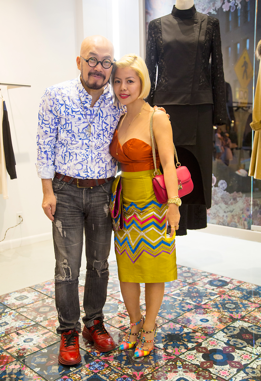 Singapore Fashion Blogger- Crystal Phuong- Lie SangBong after party with Mr. Lie SangBong
