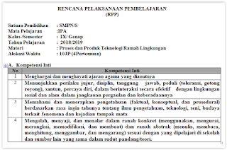 Rpp Proses Produk Teknologi Ramah Lingkungan Kk2013 Semua Ada