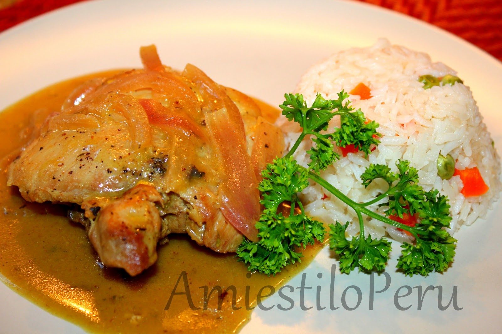 AmiestiloPeru POLLO A LA MOSTAZA.
