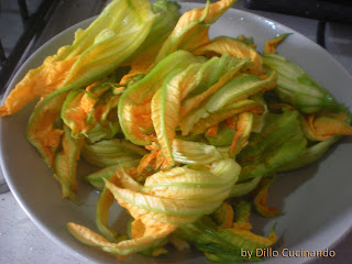 Crema ai fiori di zucca-Preparazione