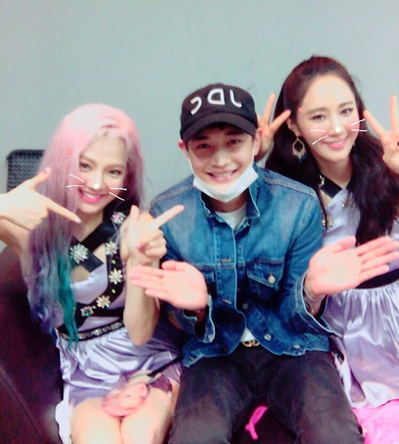 Check out SNSD HyoYeon&rsquo;s cute pictures with Yuri and Minho - Wonderful