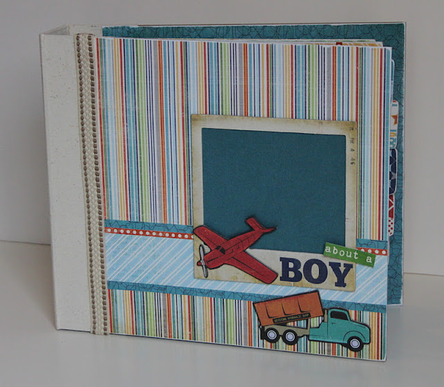 It's All About A Boy Scrapbook with Echo Park By Artsy Albums