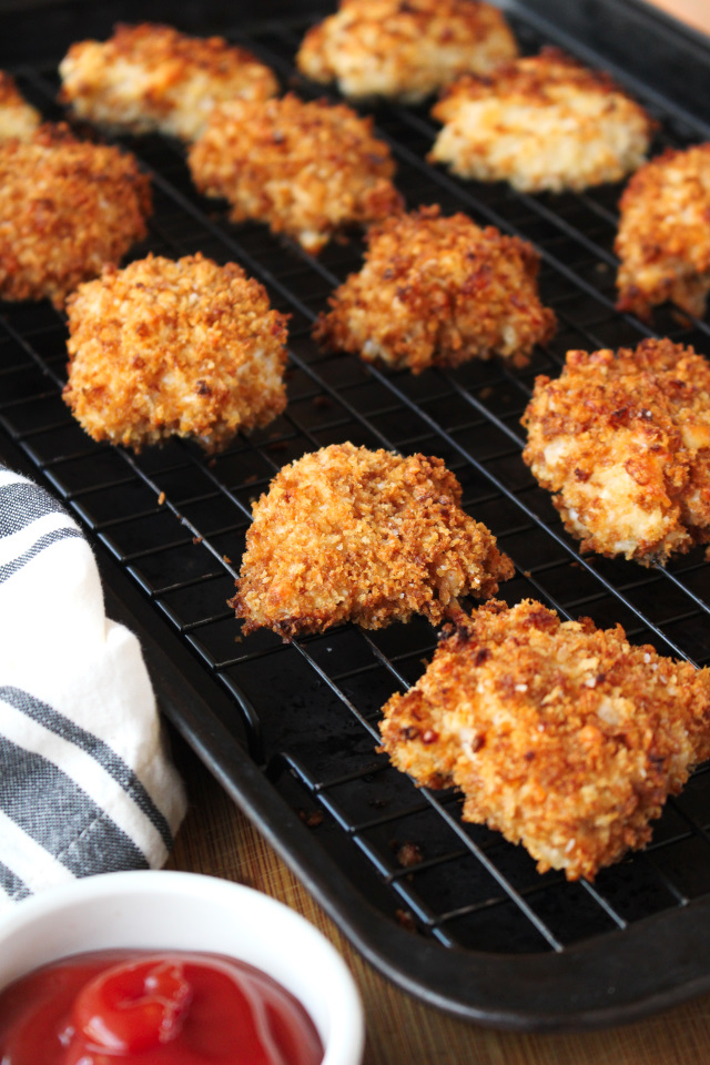Crispy Parmesan Ranch Chicken Nuggets The Two Bite Club
