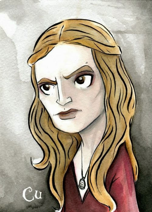 03-Game-of-Thrones-Cersei-Lannister-Chris-Uminga-Game-of-Thrones-Watercolours-www-designstack-co
