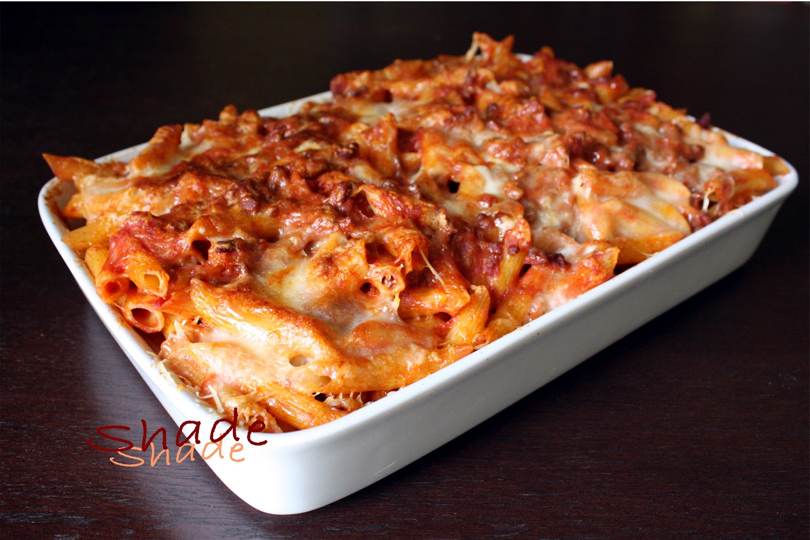 BigShade: pasta al forno con polpettine di melanzane, scamorza e pancetta BigShade: pasta al forno con polpettine di melanzane, scamorza e pancetta