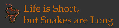 Life is short, but snakes are long
