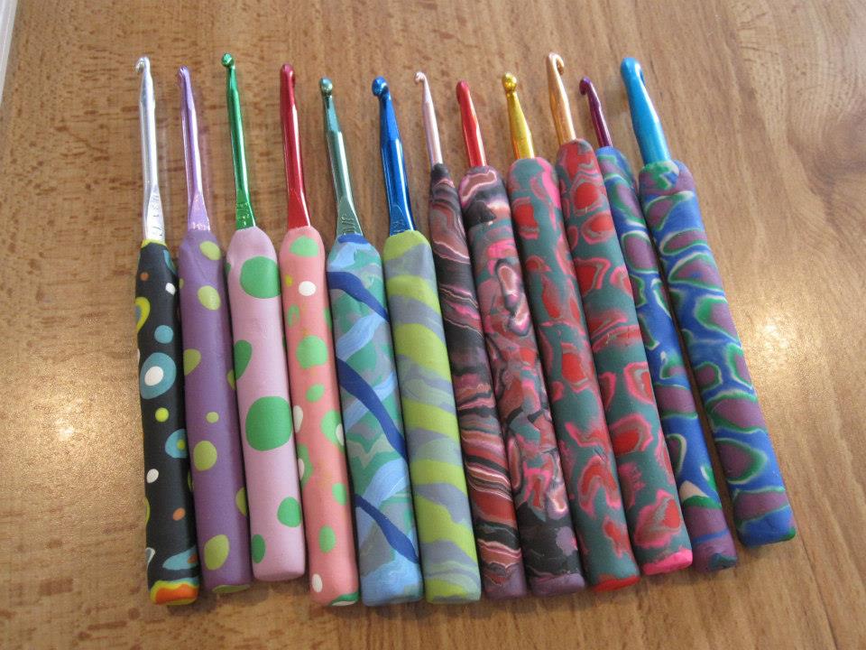 Lively Crochet Rhythmic Youth Polymer Clay Crochet Hooks