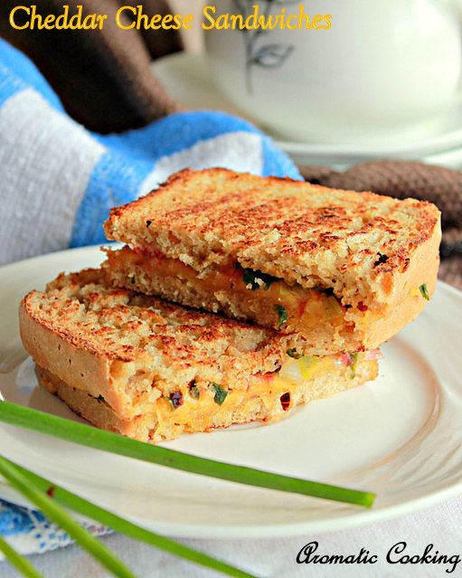Aromatic Cooking Cheddar Cheese Sandwiches