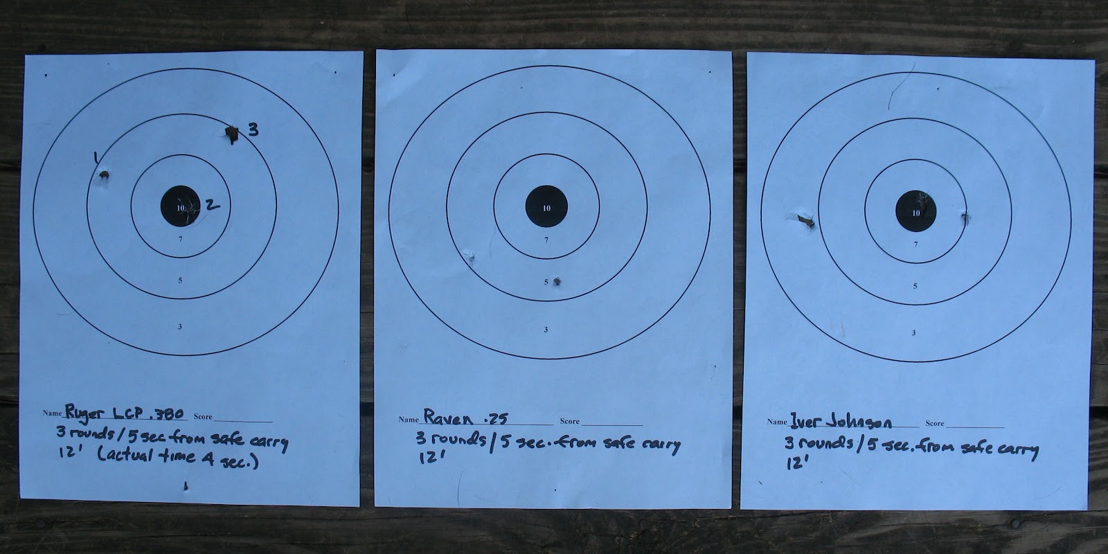 Sensible Survival Pocket Pistol Comparison Test