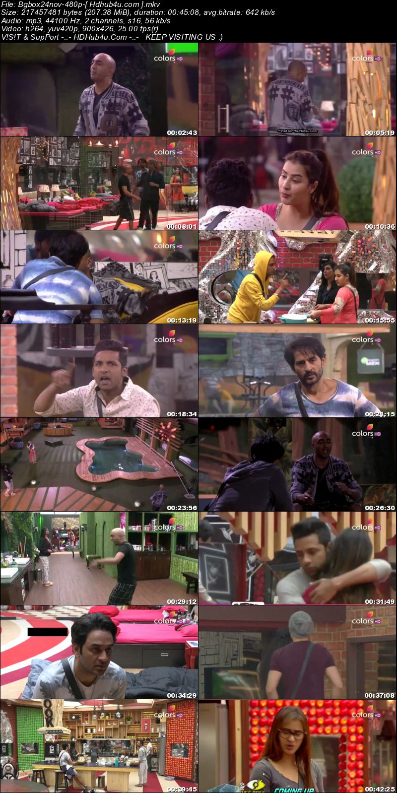 Bigg Boss S11E55 24th November 2017 HDTV 480p 200MB Download Bigg Boss S11E55 24th November 2017 HDTV 480p 200MB Download