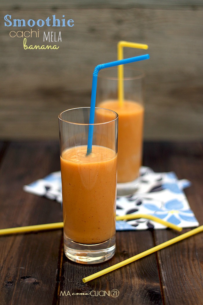smoothie cachi mela banana