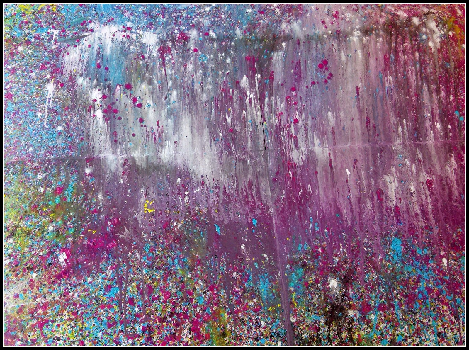 PLASTINGLISH Visual Arts Action Painting in our School