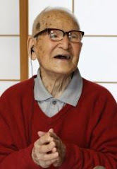 京都の木村次郎右衛門さん（１１５）:  <br>男女を含めて “長寿世界一”