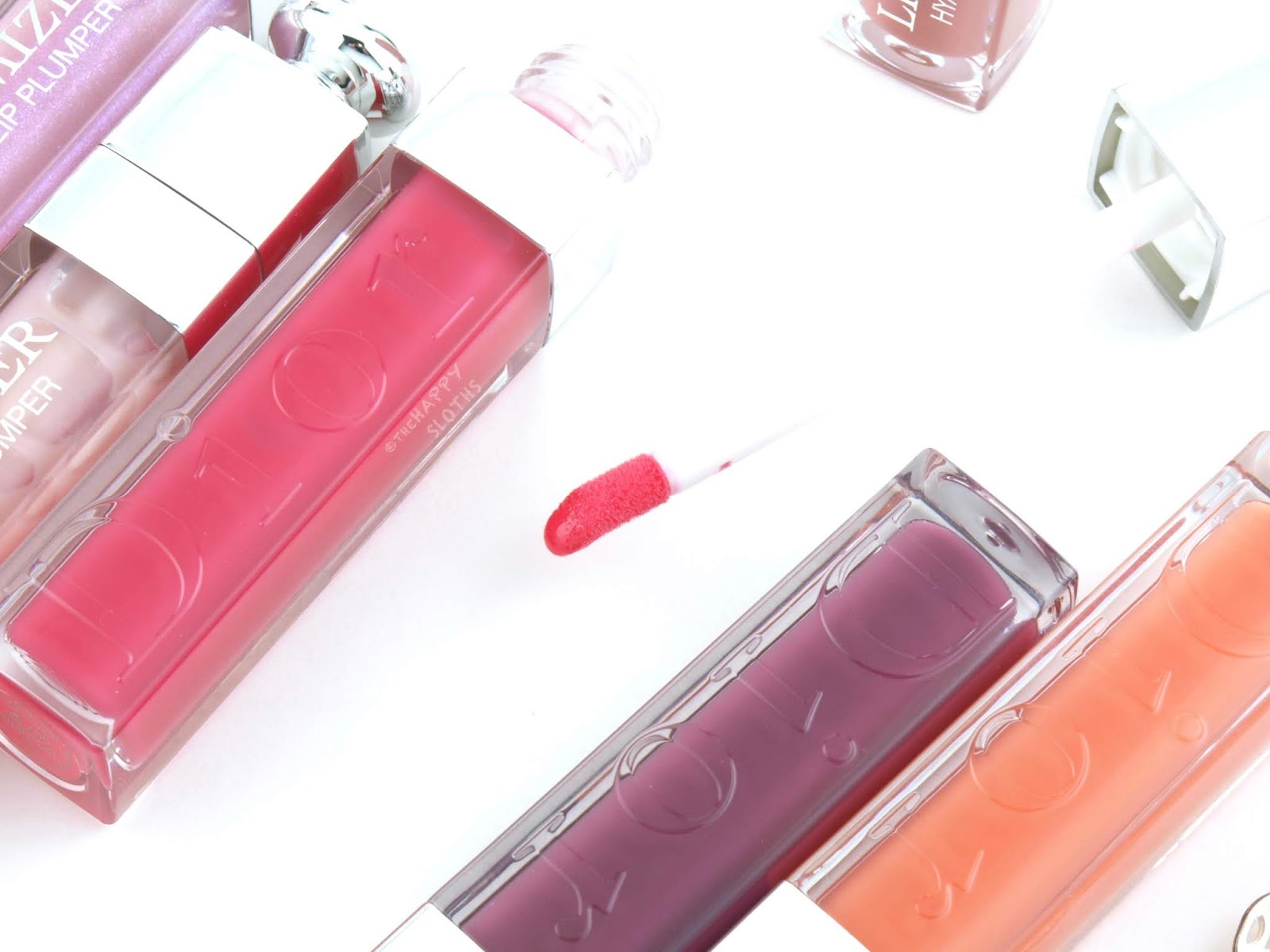NEW DIOR LIP MAXIMIZERS  All 4 Finishes  Detailed Review  Arm  Lip  Swatches  YouTube