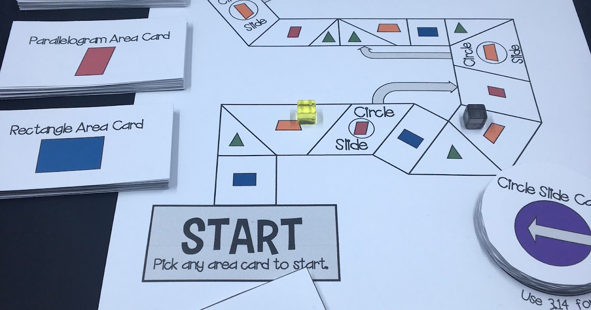 Middle School Math Man Area Invasion! A Math Board Game