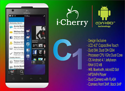 i-Cherry C1, Smartphone Mirip BB Z10