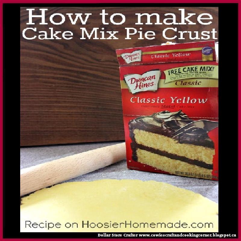 Dollar Store Crafter How To Make A Pie Crust From A Cake Mix Baking Hack