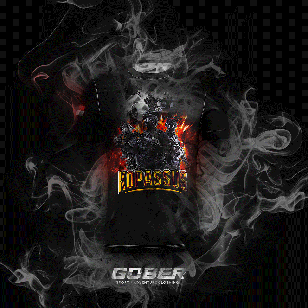 Cetak Kaos Fullcolour Di Gober Gober Jersey