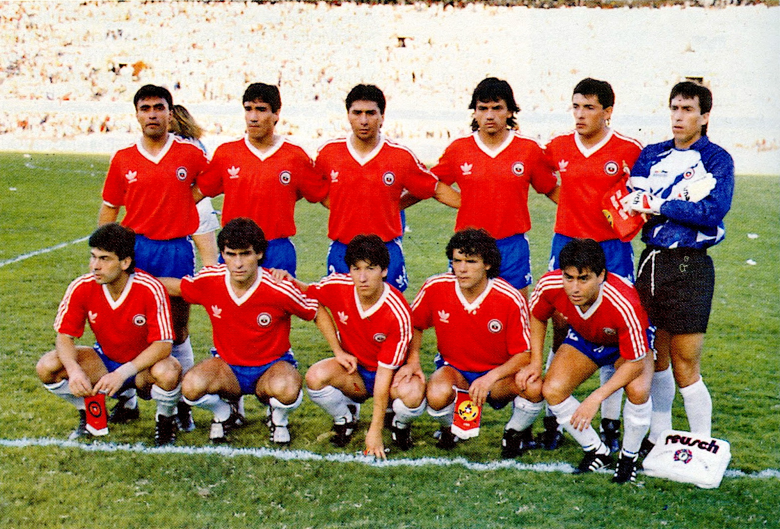 EQUIPOS DE FÚTBOL: SELECCIÓN DE CHILE contra Argentina 02/07/1989