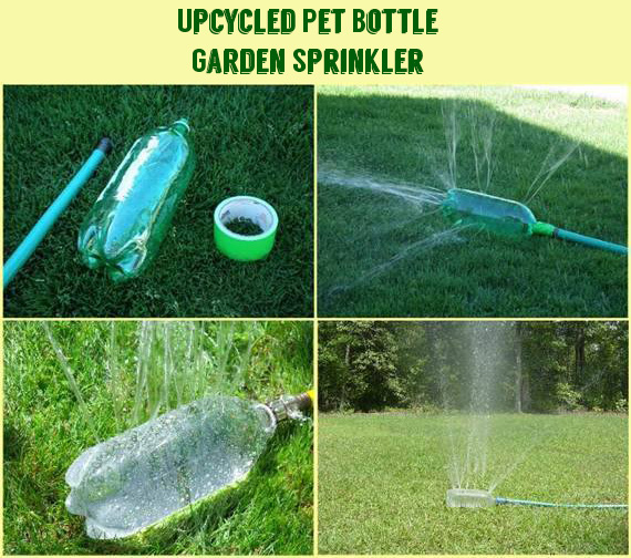 Upcycled Pet Bottle Garden Sprinkler