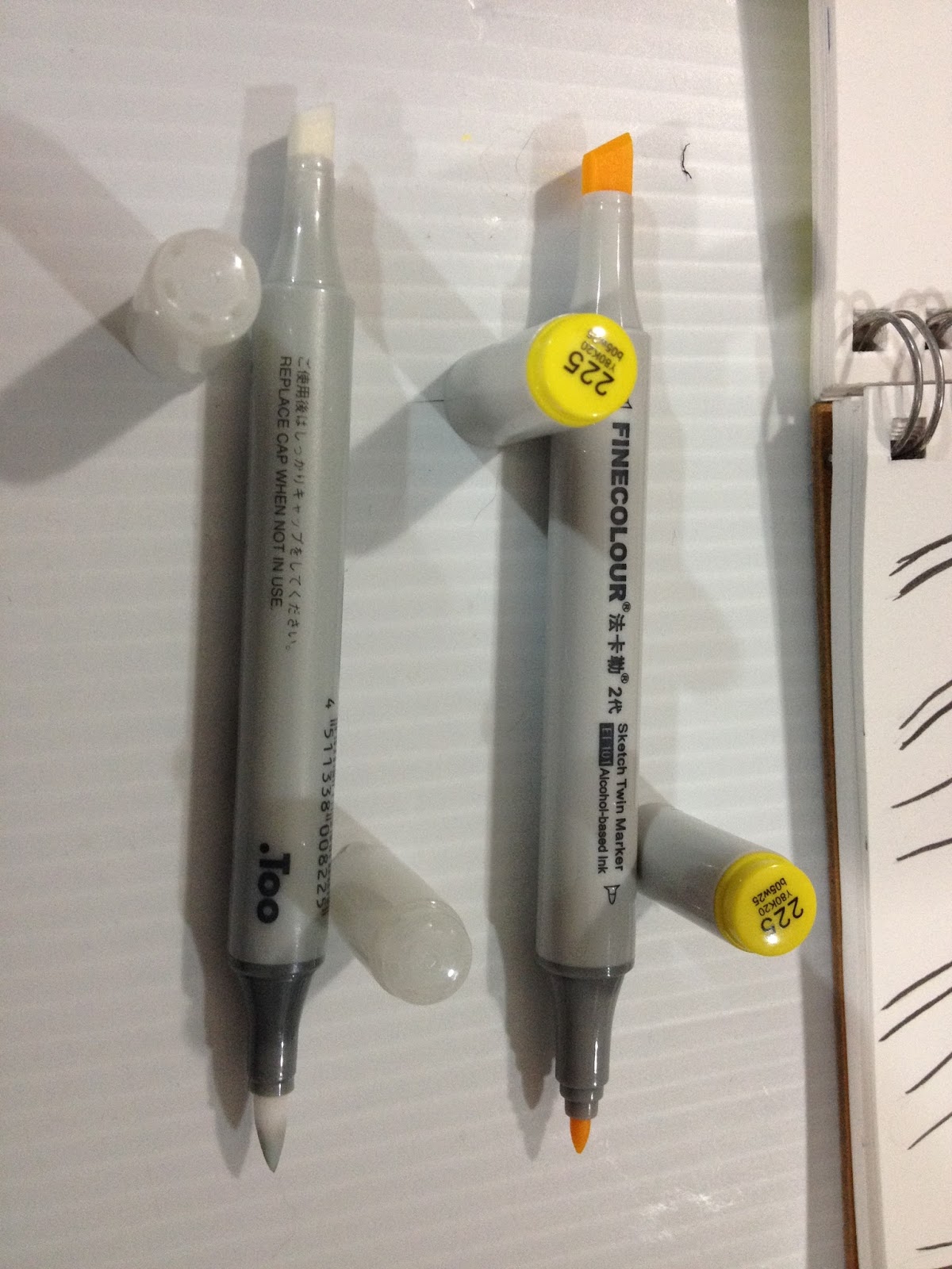 Alcohol Marker Review: Finecolour Sketch Alcohol Markers