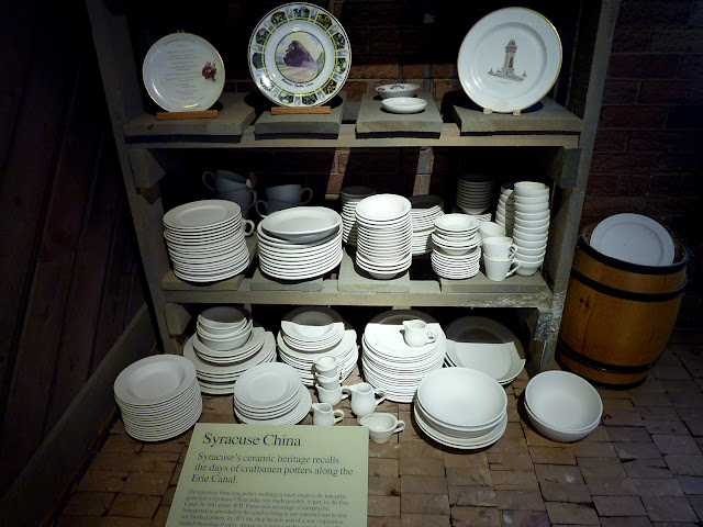 Porcelana de Syracuse en el Erie Canal Museum