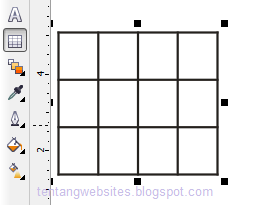 table tool coreldraw