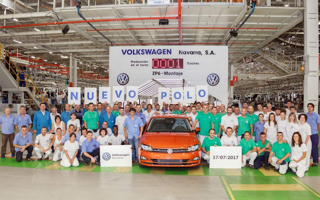 Novo VW Polo 2018 - linha de produção