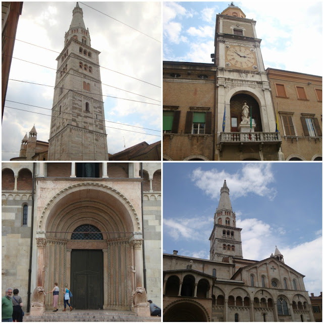 O que fazer em Modena? Roteiro para algumas horas na cidade da Ferrari - Piazza Grande, Duomo e Torre Ghirlandina