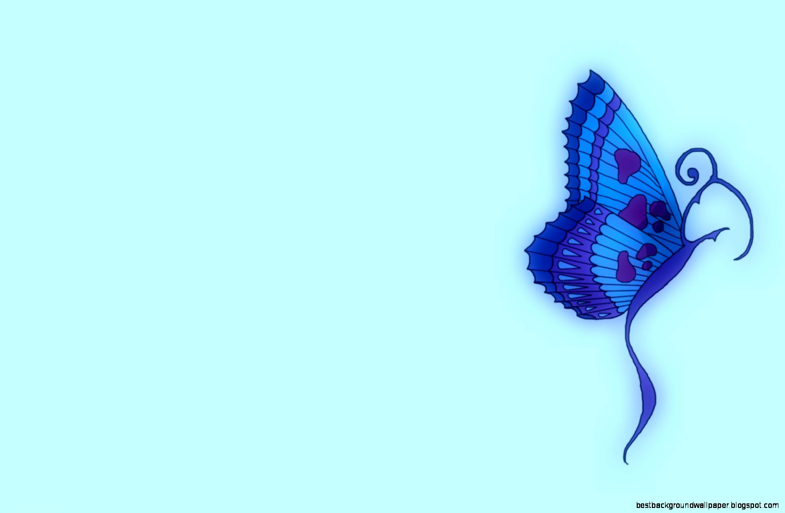Light Blue Butterfly