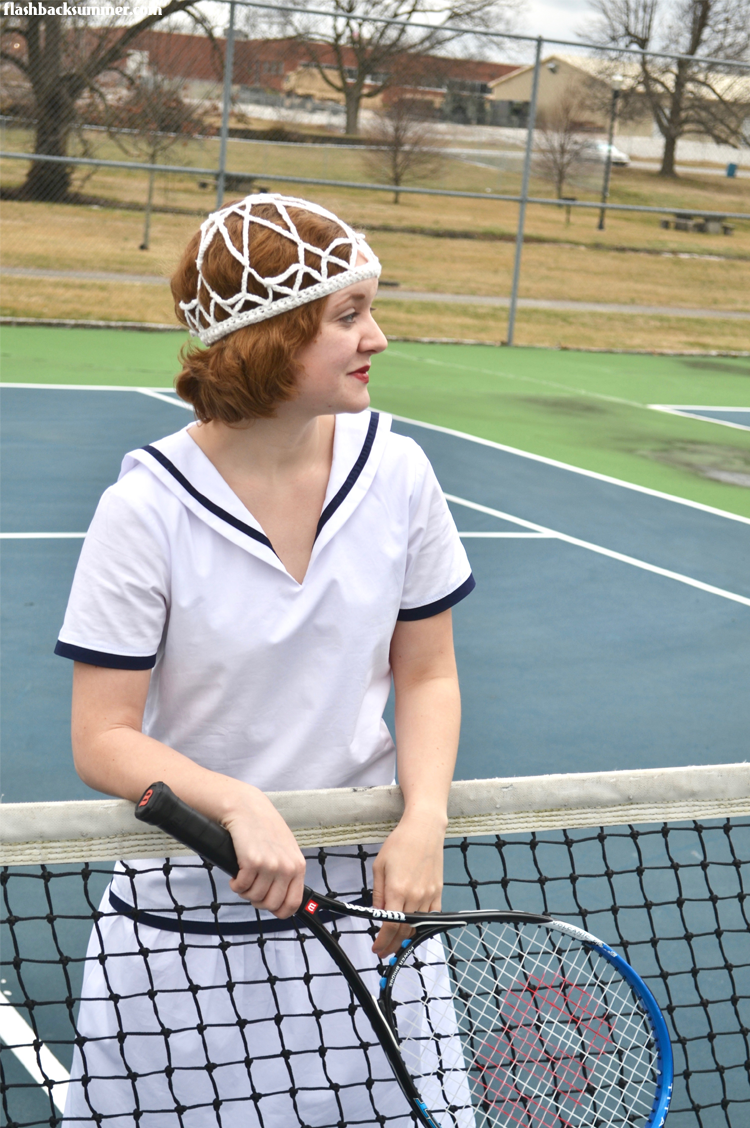 Flashback Summer: 1920s Tennis Dress from House of Recollections