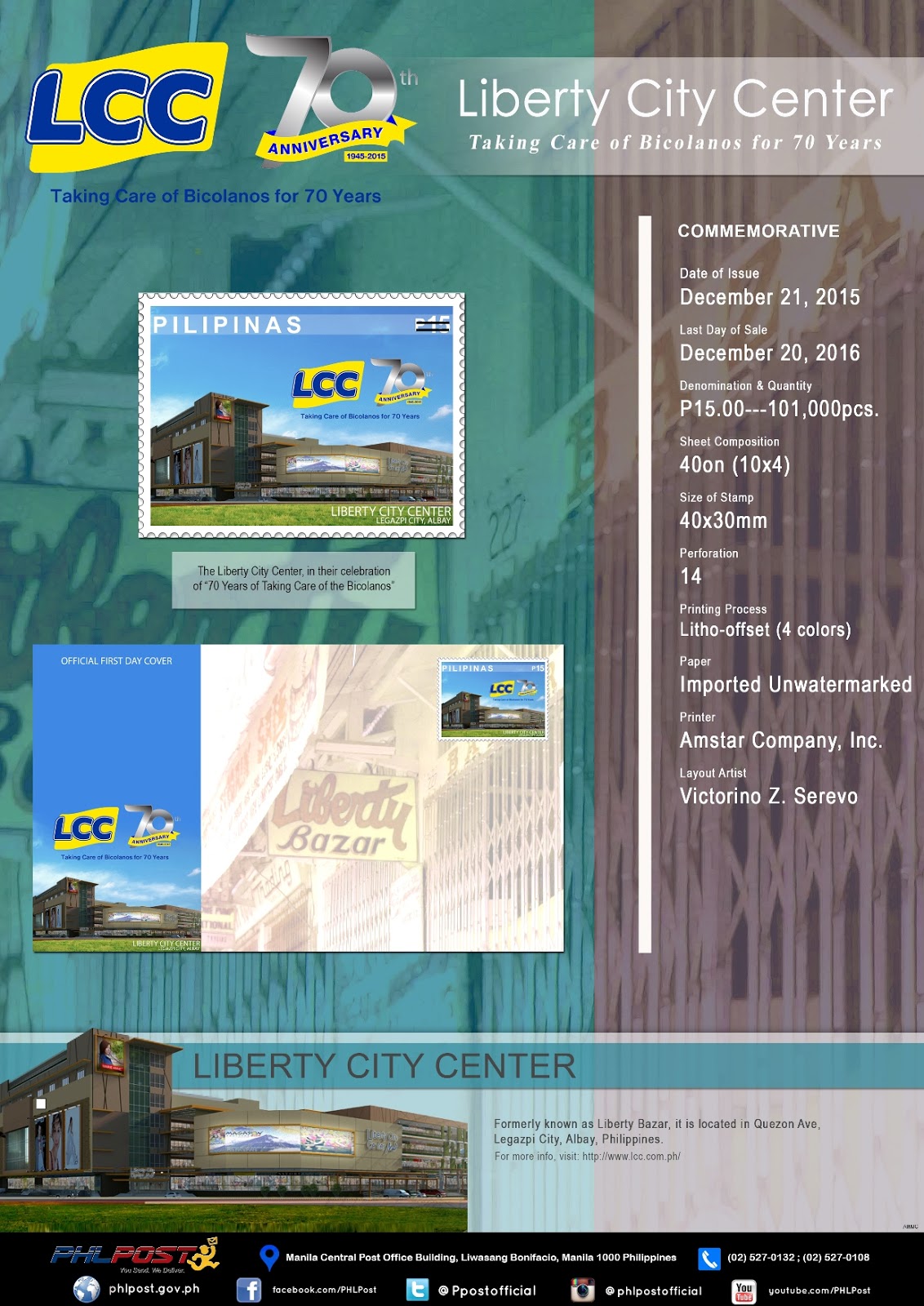 Philatelic Philippines Liberty Center