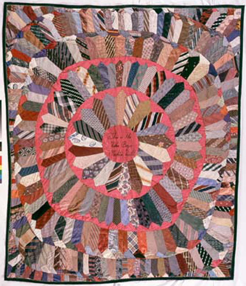 Selvage Blog: Remarkable Necktie Quilts