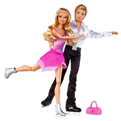 barbie patinando