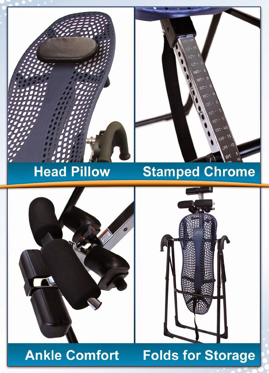 Health & Fitness Den Teeter Hang Ups EP550 Inversion Therapy Table