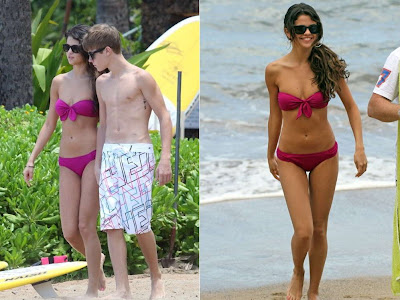 selena gomez bikini with justin bieber 2011. Selena Gomez and Justin Bieber
