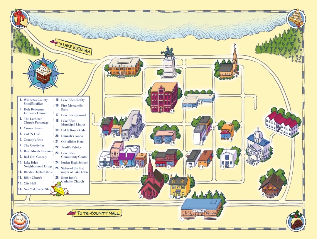 The Cozy Mystery Journal Visit Lake Eden, Minnesota, home of Joanne