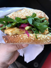 Friends of the Earth Melbourne Food Co-op and Cafe, Collingwood, tofu burger