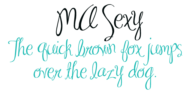 MA Sexy Font