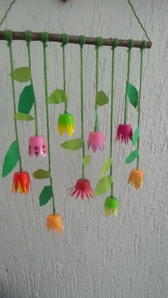 KITA - IDEENKISTE! Nicht nur für ErzieherInnen!: Frühlingsblumen-Deko