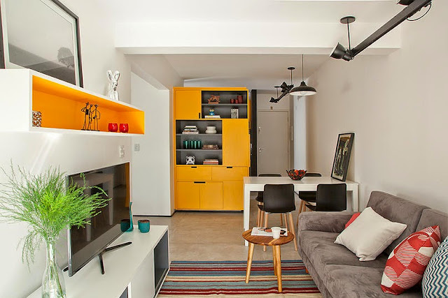 ideias para pequeno apartamento, apartamento decorado, blog achados de decoração