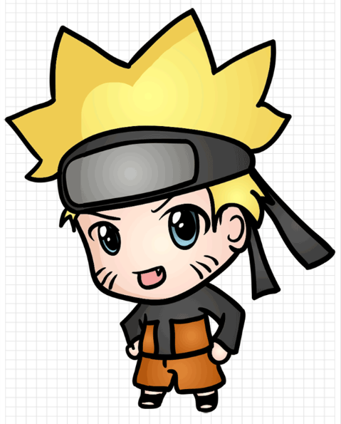 Cara Menggambar Chibi Naruto Part 1 Goyang Pensil