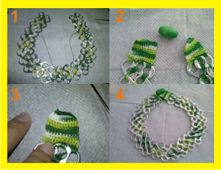 Rematar collar con anillas