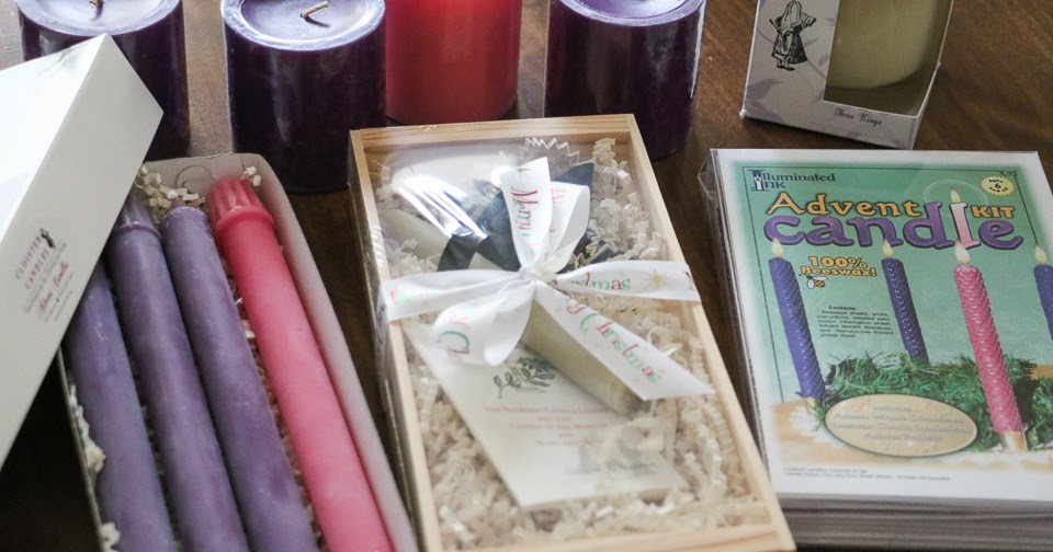 Shower of Roses Advent, Christmas Eve & Epiphany Candles