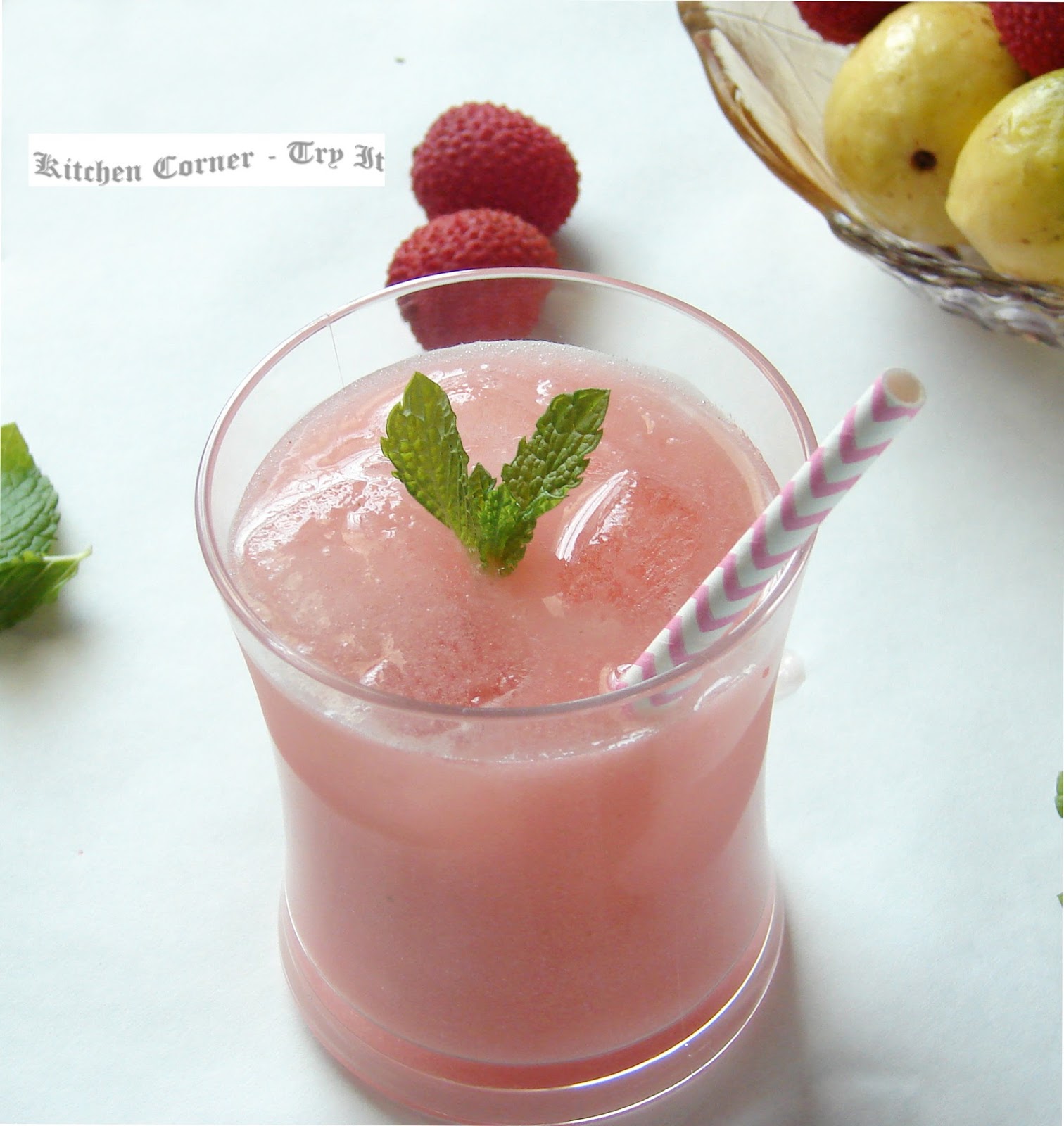 Guava and Lychee Cooler