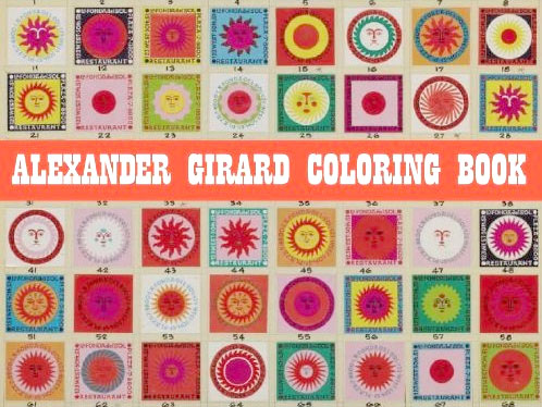 Alexander Girard Coloring Book