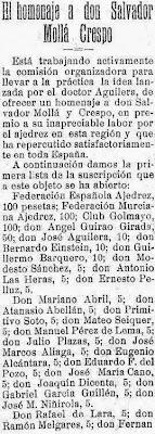 Homenaje a Salvador Mollá, El Liberal, 14 de abril de 1929 (1)