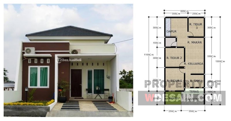Top Inspirasi Desain Rumah Ukuran 6x7m, Info Spesial!
